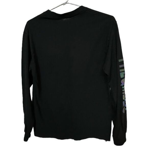 Awesome Bad Bunny Iridescent Black Long Sleeve Men’s M T-Shirt YHLQMDLG RARE - Picture 2 of 6